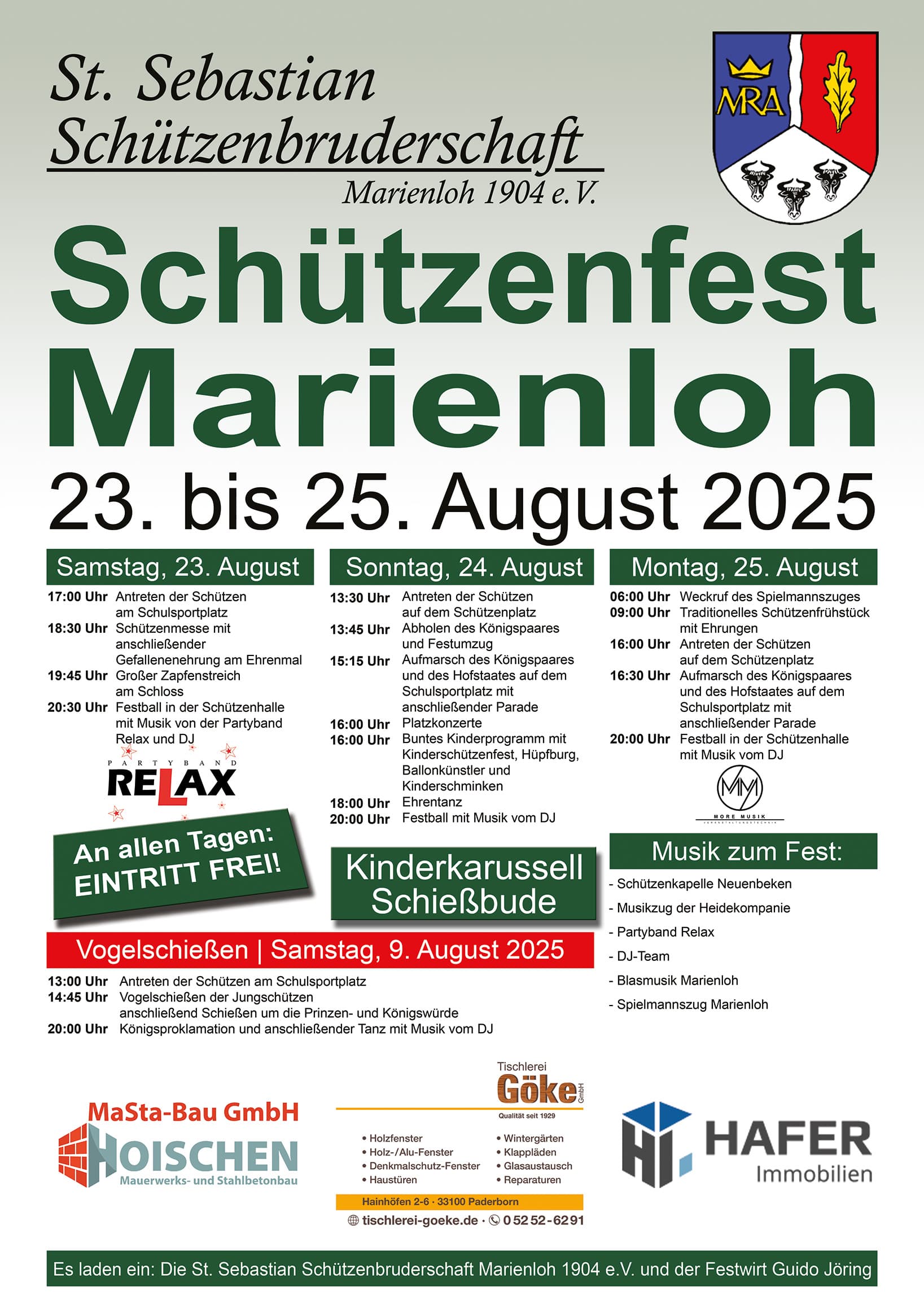 Schützenfest Paderborn 2025