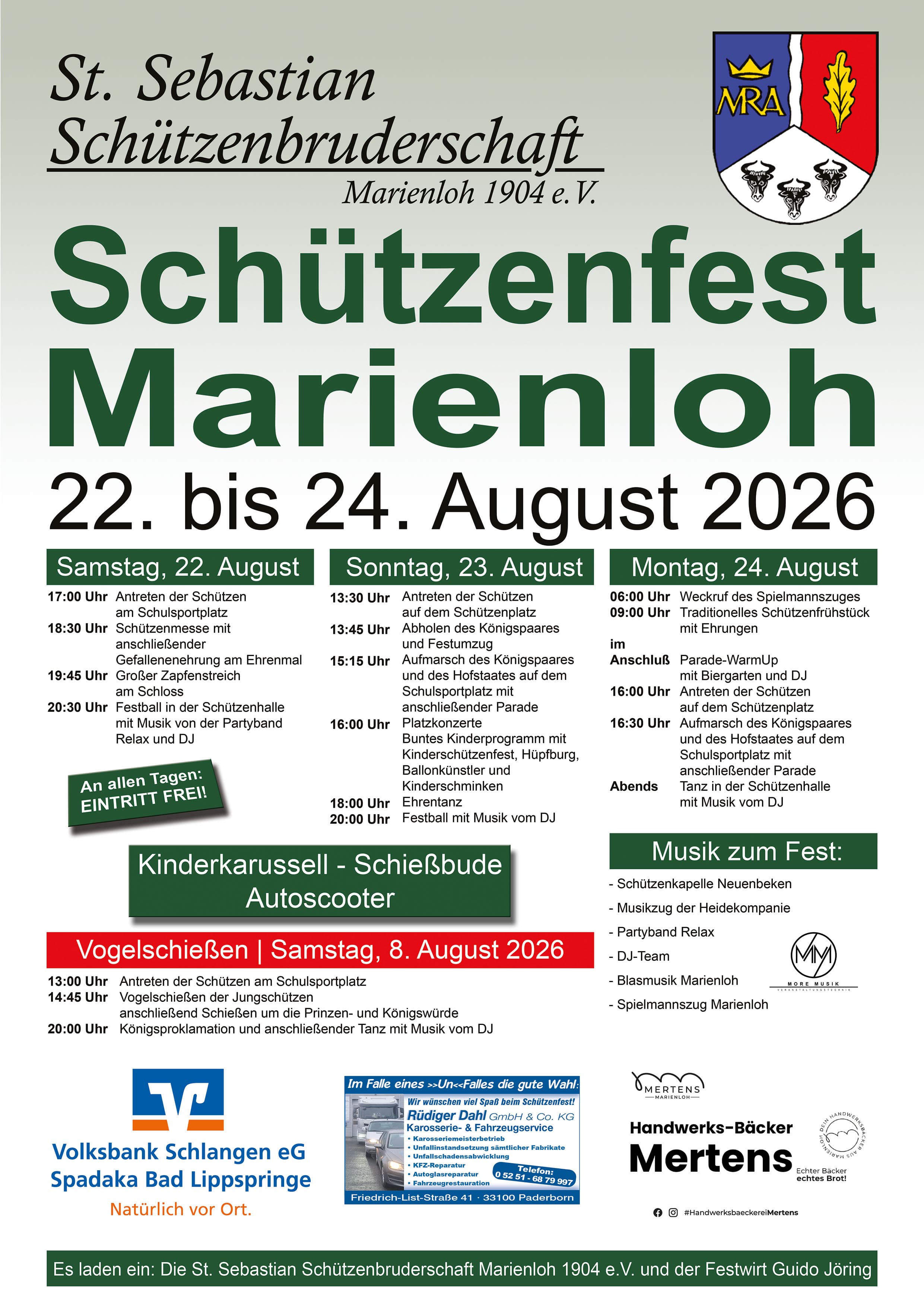 Plakat: Schützenfest